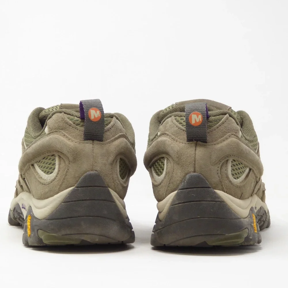 Merrell Womens Hiking Shoes Olive Green Moab 2 Vent Low Top 8.5